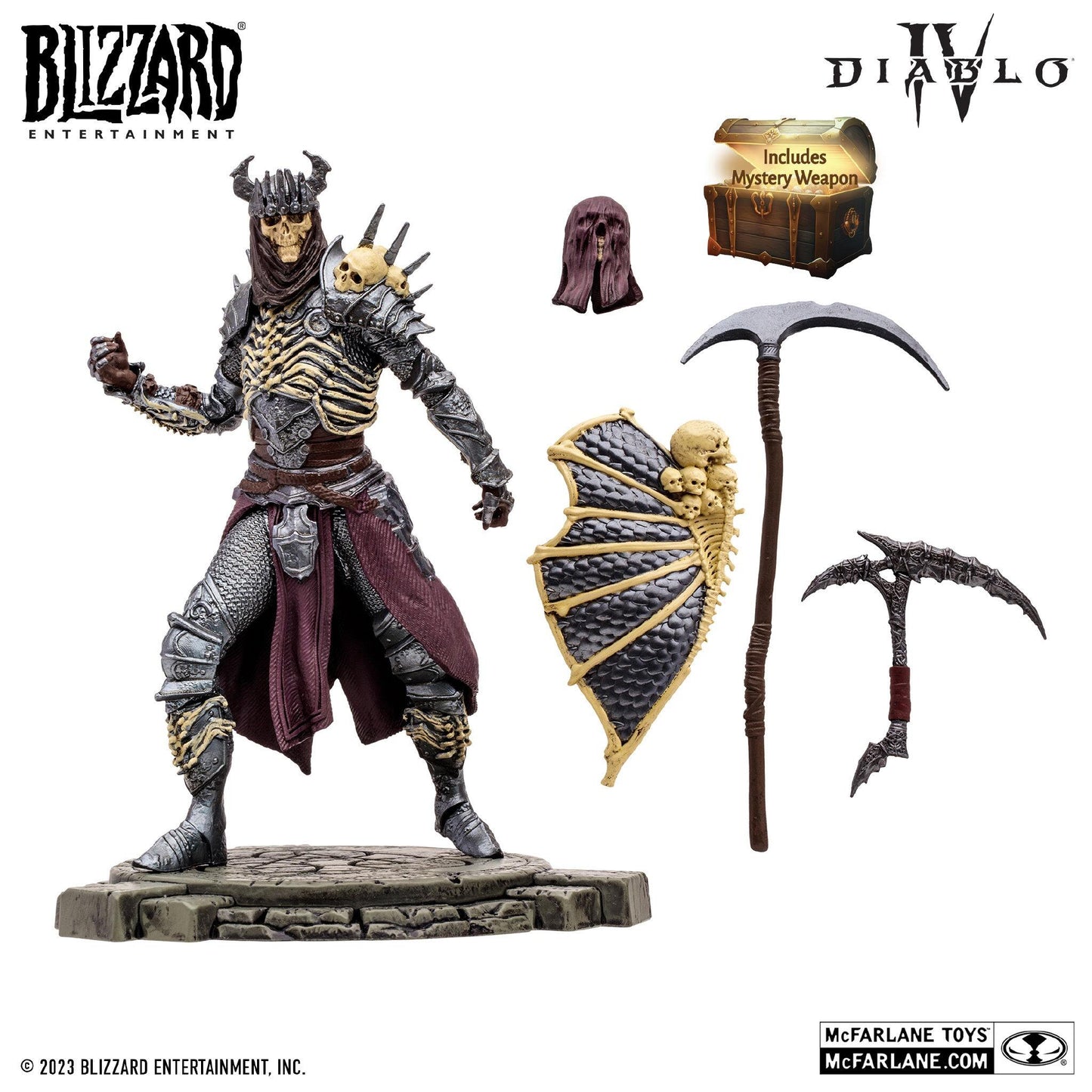 Diablo IV 6 Inch Scale Posed Figure Wave 1 - Bone Spirit Necromancer