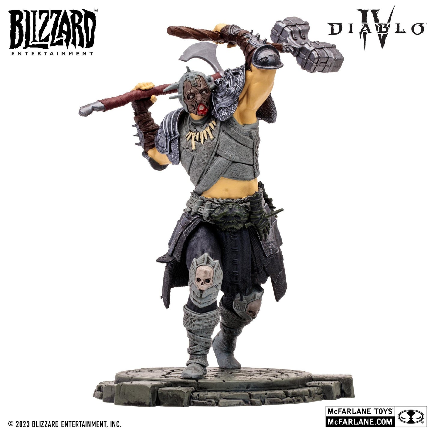 Diablo IV 6 Inch Scale Posed Figure Wave 1 - Whirlwind Barbarian (Epic)