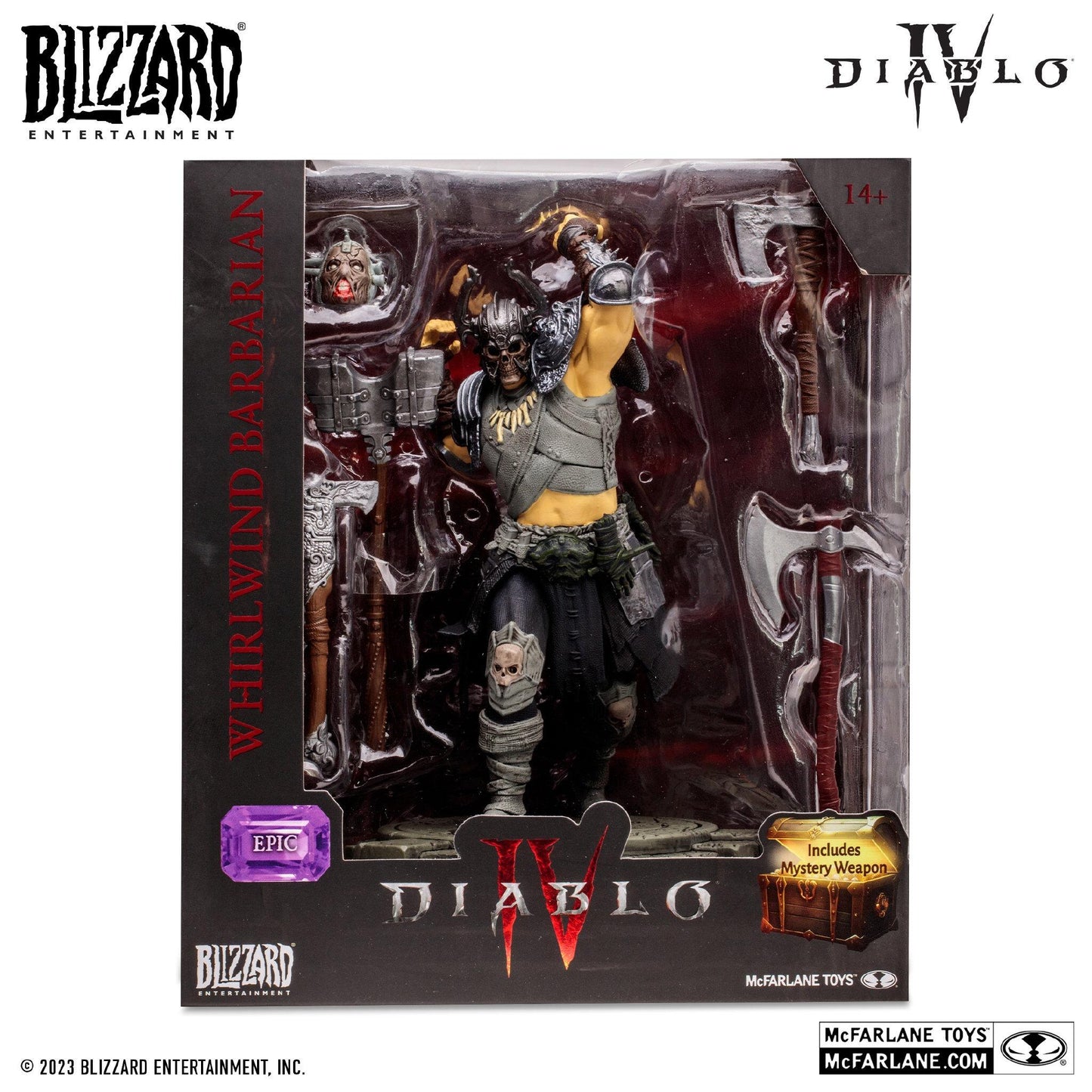 Diablo IV 6 Inch Scale Posed Figure Wave 1 - Whirlwind Barbarian (Epic)