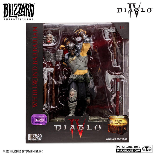 Diablo IV 6 Inch Scale Posed Figure Wave 1 - Whirlwind Barbarian (Epic)
