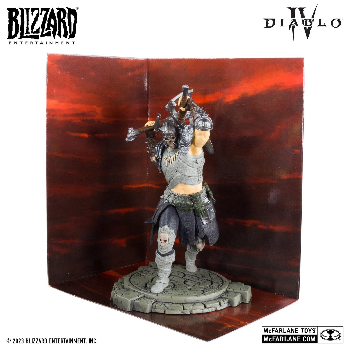 Diablo IV 6 Inch Scale Posed Figure Wave 1 - Whirlwind Barbarian (Epic)
