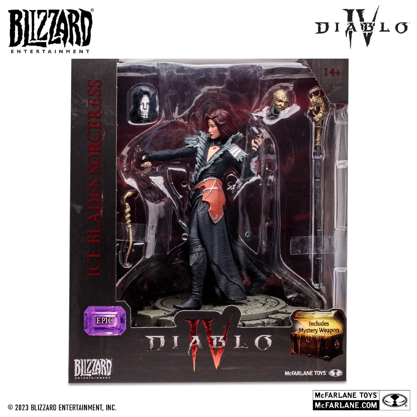 Diablo IV 6 Inch Scale Posed Figure Wave 1 - Ice Blades Sorceress (Epic)