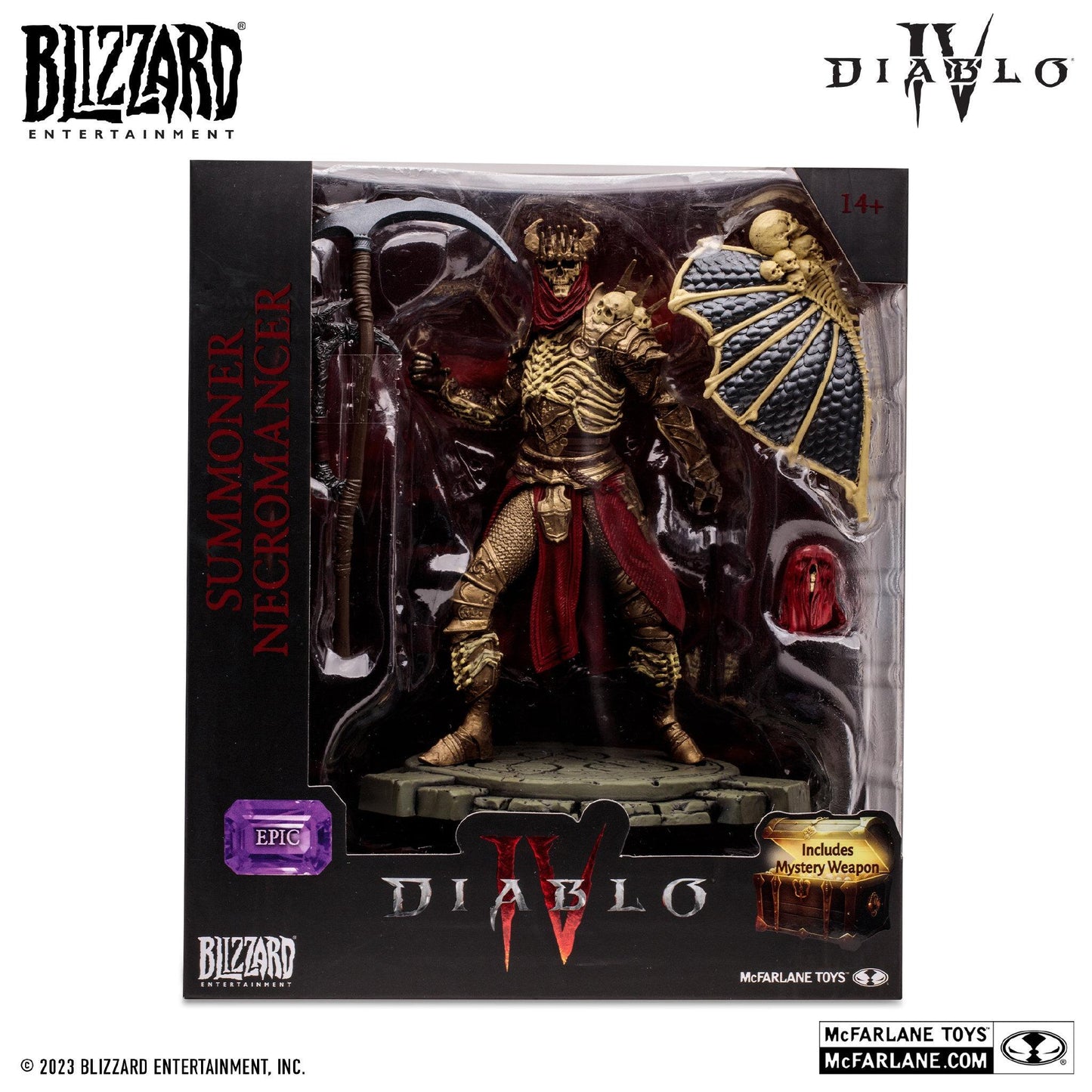 Diablo IV 6 Inch Scale Posed Figure Wave 1 - Summoner Necromancer (Epic)
