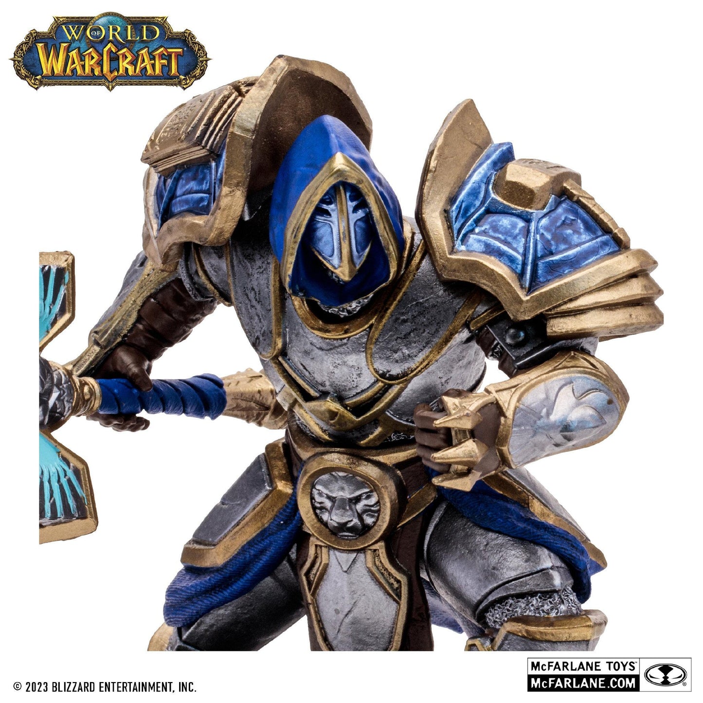 World of Warcraft 6 Inch Posed Figure Wave 1 - Human Warrior/ Paladin (Common)