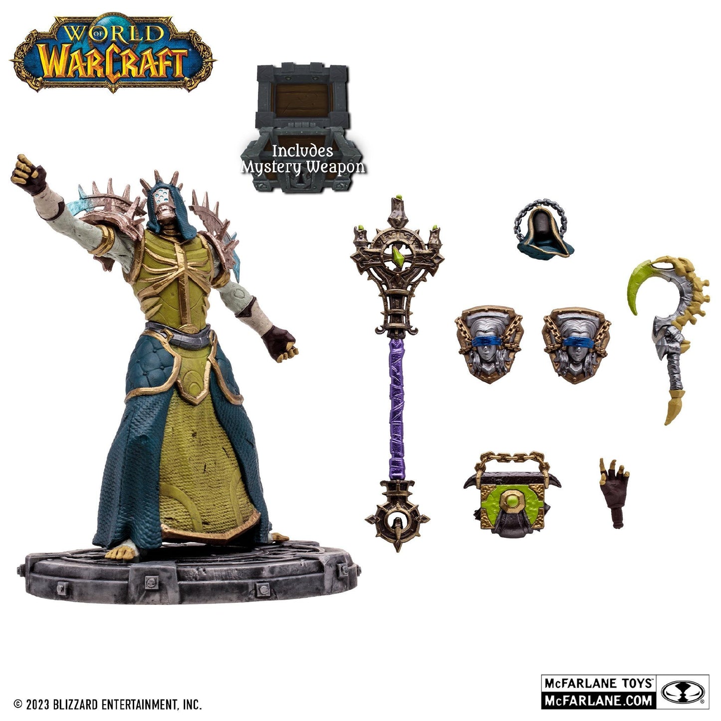 World of Warcraft 6 Inch Posed Figure Wave 1 - Undead Priest/ Warlock (Common)