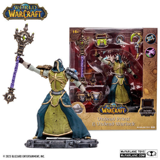 World of Warcraft 6 Inch Posed Figure Wave 1 - Undead Priest/ Warlock (Common)