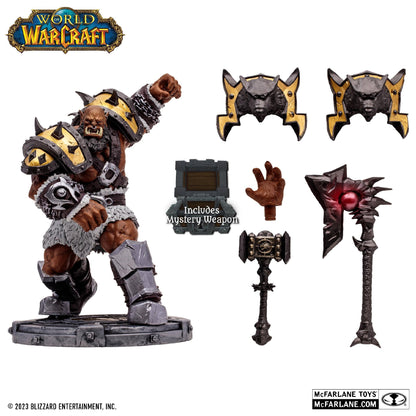 World of Warcraft 6 Inch Posed Figure Wave 1 - Orc Warrior/ Shaman (Epic)