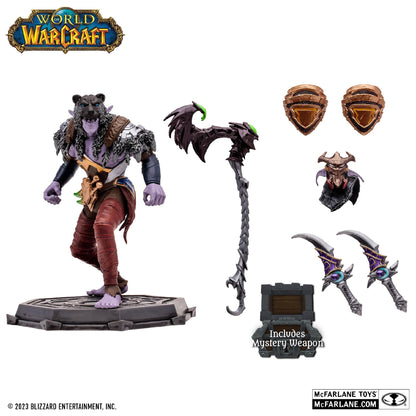 World of Warcraft 6 Inch Posed Figure Wave 1 - Elf Druid/ Rogue (Epic)