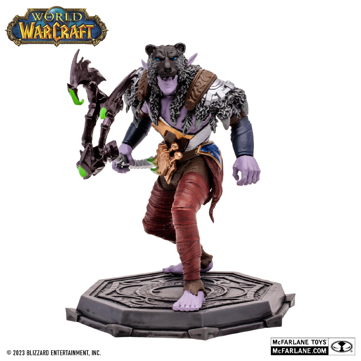 World of Warcraft 6 Inch Posed Figure Wave 1 - Elf Druid/ Rogue (Epic)
