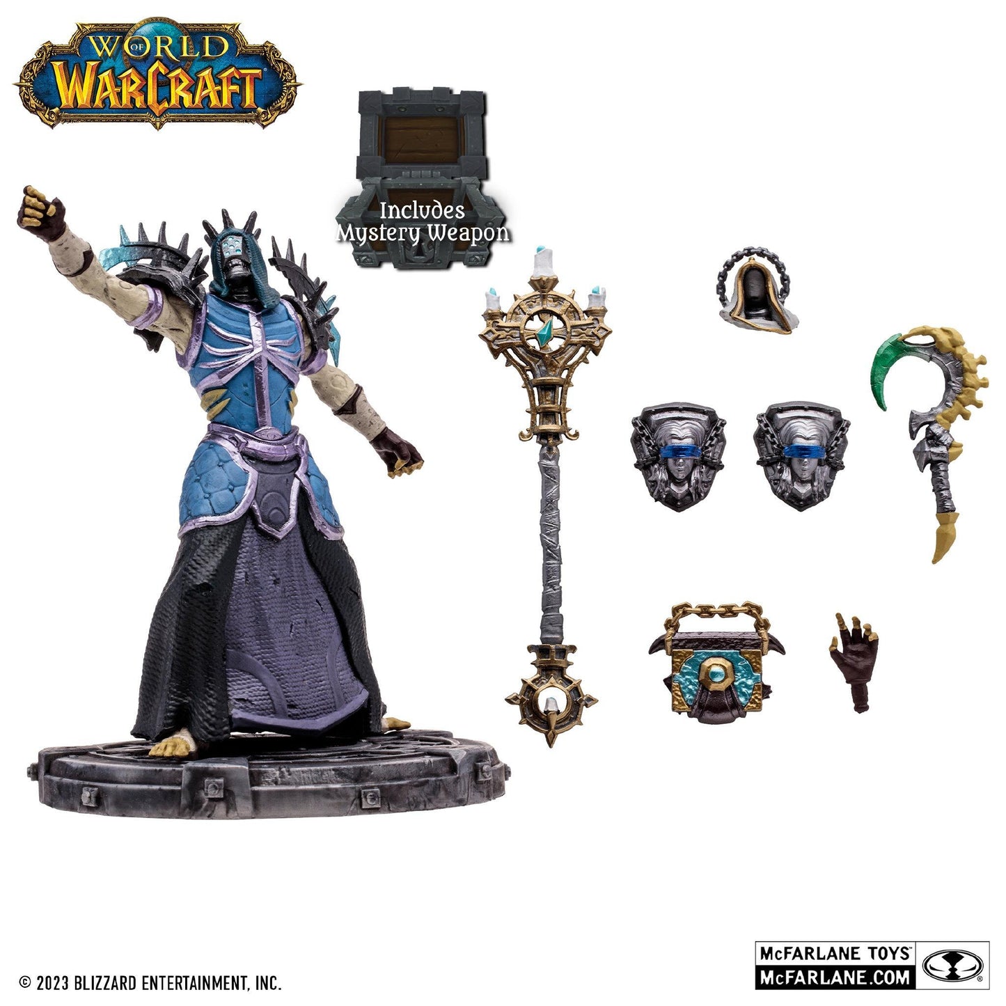 World of Warcraft 6 Inch Posed Figure Wave 1 - Undead Priest/ Warlock (Epic)