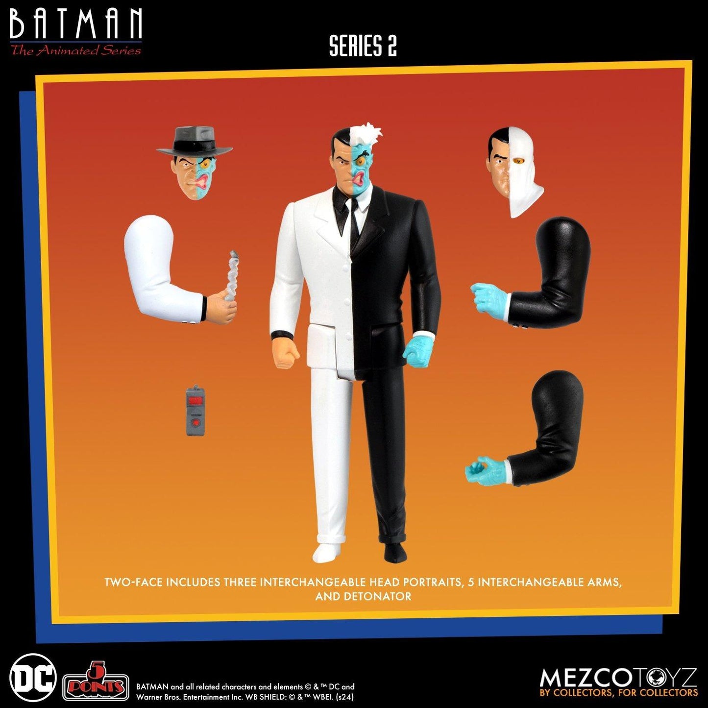 DC Batman the Animated Series 5 Points Deluxe Figure Wave 2 - Two Face