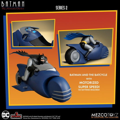 DC Batman the Animated Series 5 Points Deluxe Vehicle - Batcycle & Batman