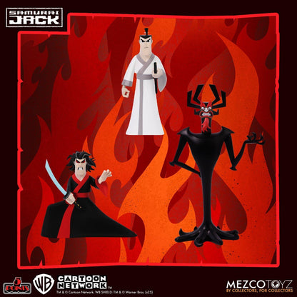 Samurai Jack 5 Points Deluxe Action Figure - Set of 3