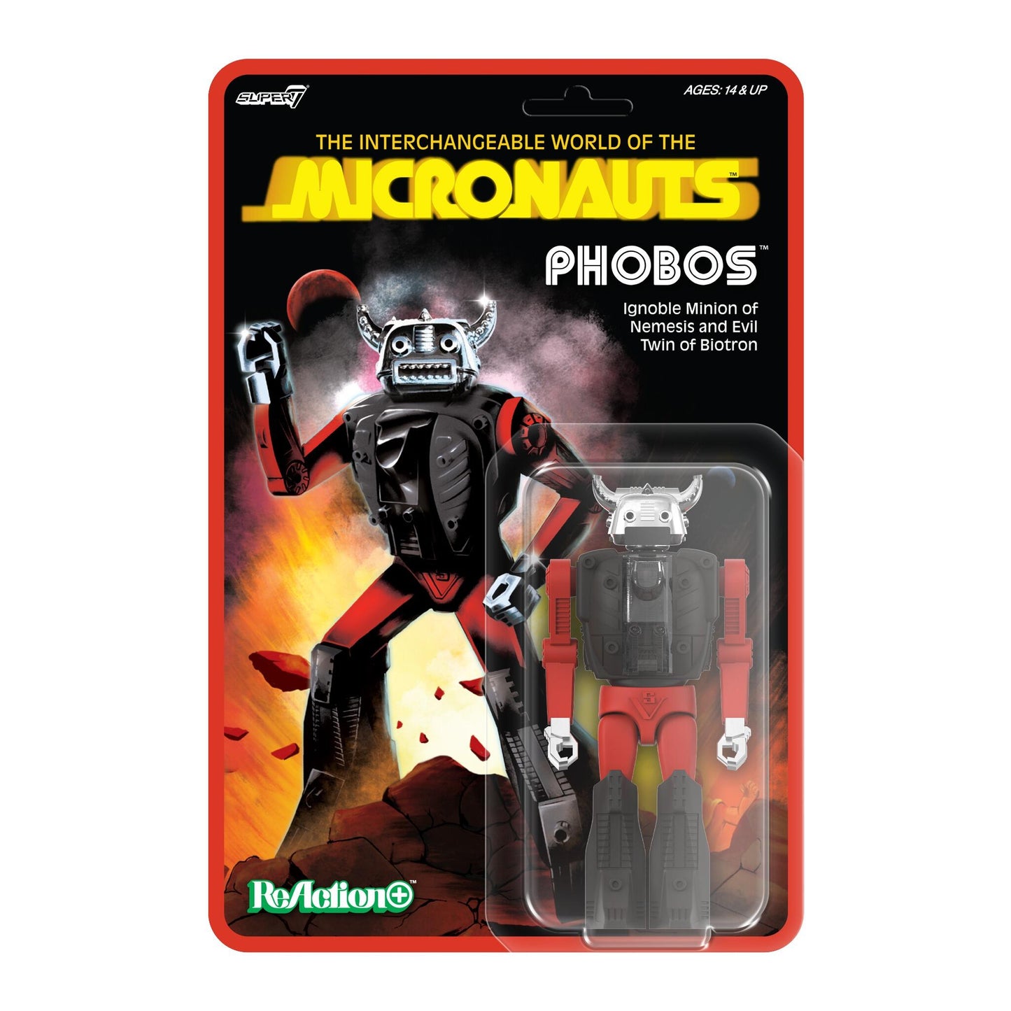 *PRE-ORDER Micronauts ReAction+ O-Ring Action Figure Wave 4 - Phobos