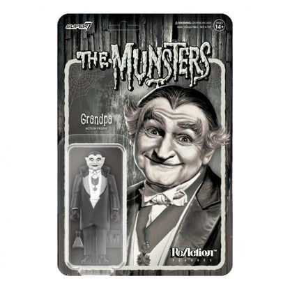 The Munsters Reaction Action Figure - Grandpa Greyscale