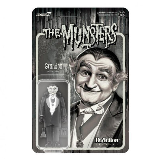 The Munsters Reaction Action Figure - Grandpa Greyscale
