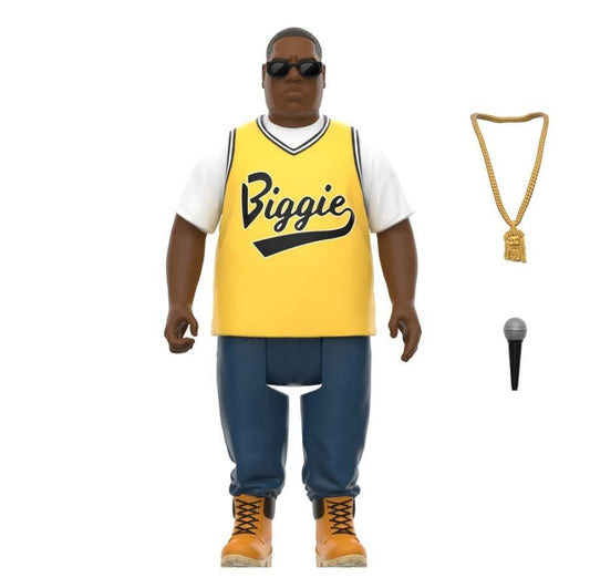 Notorious B.I.G. ReAction Action Figure Wave 4 - Biggie in Yellow Jersey