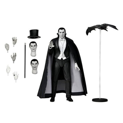 Universal Monsters Ultimate 7 Inch Scale Action Figure - Dracula (Black and White)