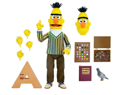 Sesame Street 7 Inch Scale Ultimate Action Figure - Bert