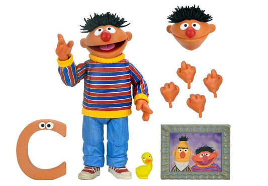 Sesame Street 7 Inch Scale Ultimate Action Figure - Ernie