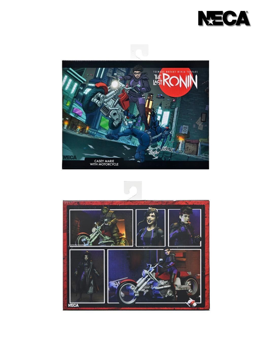 Teenage Mutant Ninja Turtles The Last Ronin Comic 7 Inch Ultimate Action Figure - Casey Marie With Motorcycle