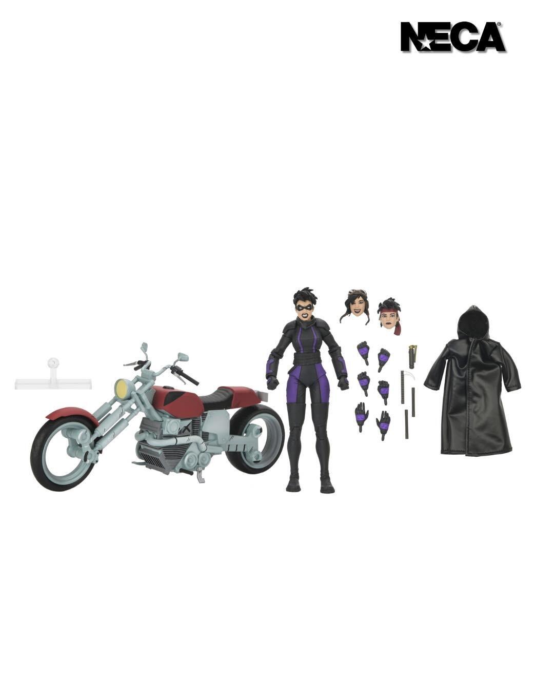 Teenage Mutant Ninja Turtles The Last Ronin Comic 7 Inch Ultimate Action Figure - Casey Marie With Motorcycle