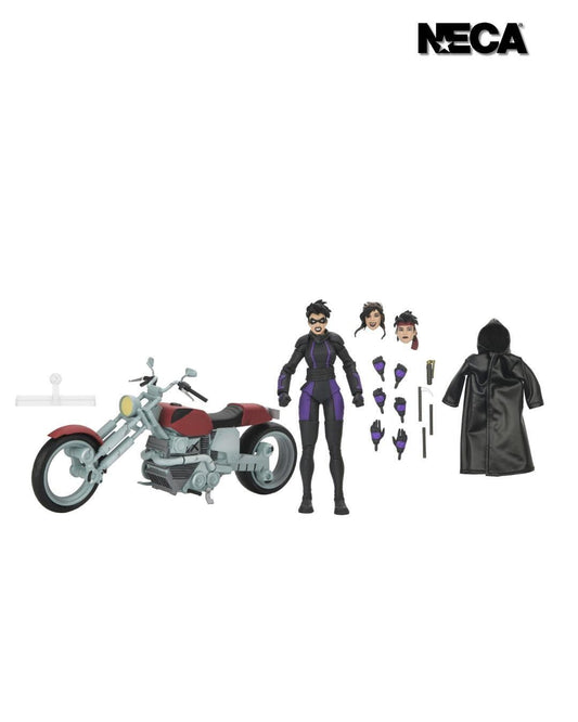 Teenage Mutant Ninja Turtles The Last Ronin Comic 7 Inch Ultimate Action Figure - Casey Marie With Motorcycle