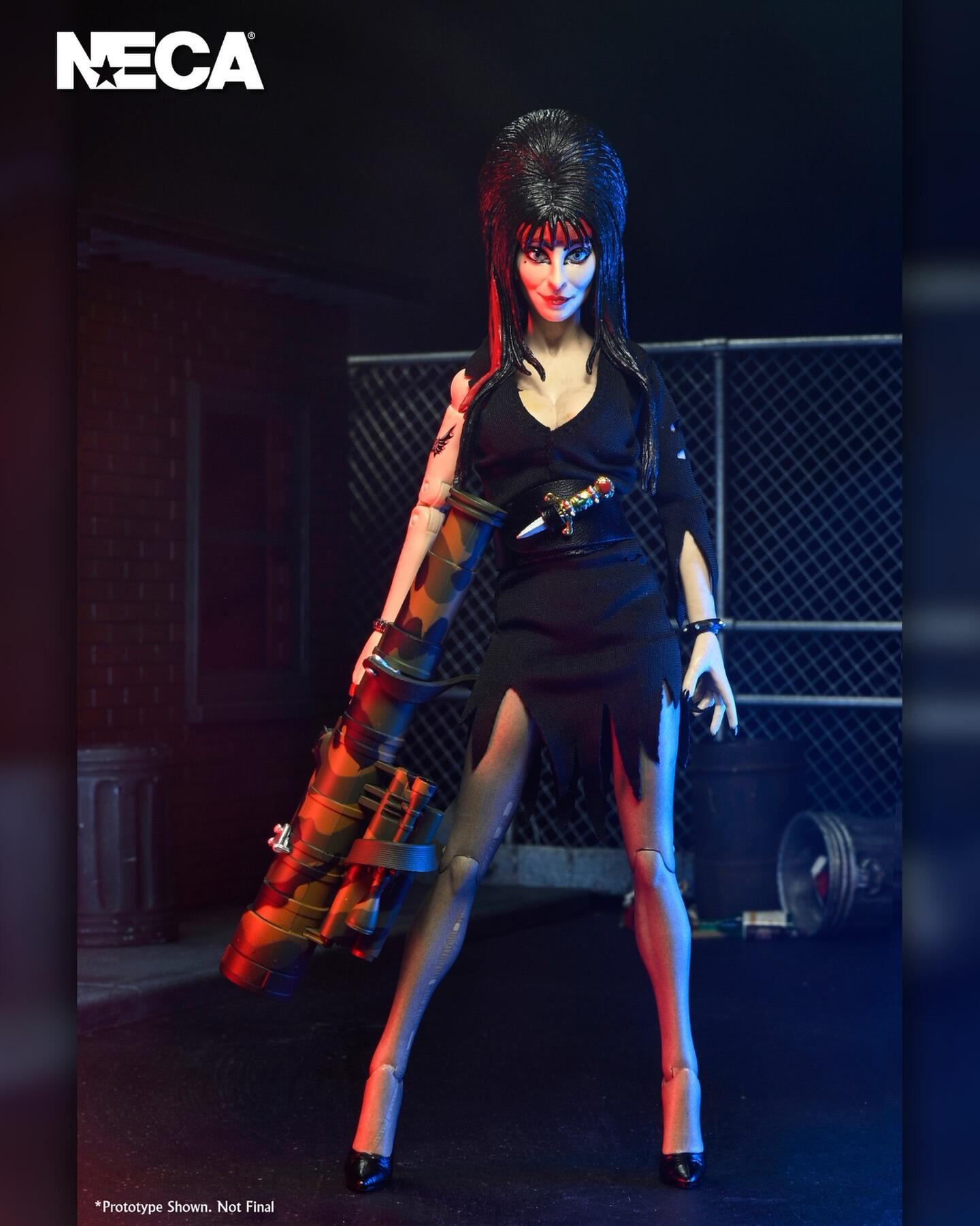 Elvira 8-Inch Scale Clothed Action Figure - Commando Elvira