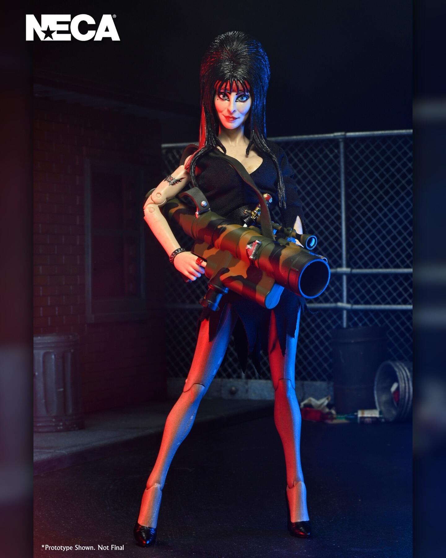 Elvira 8-Inch Scale Clothed Action Figure - Commando Elvira