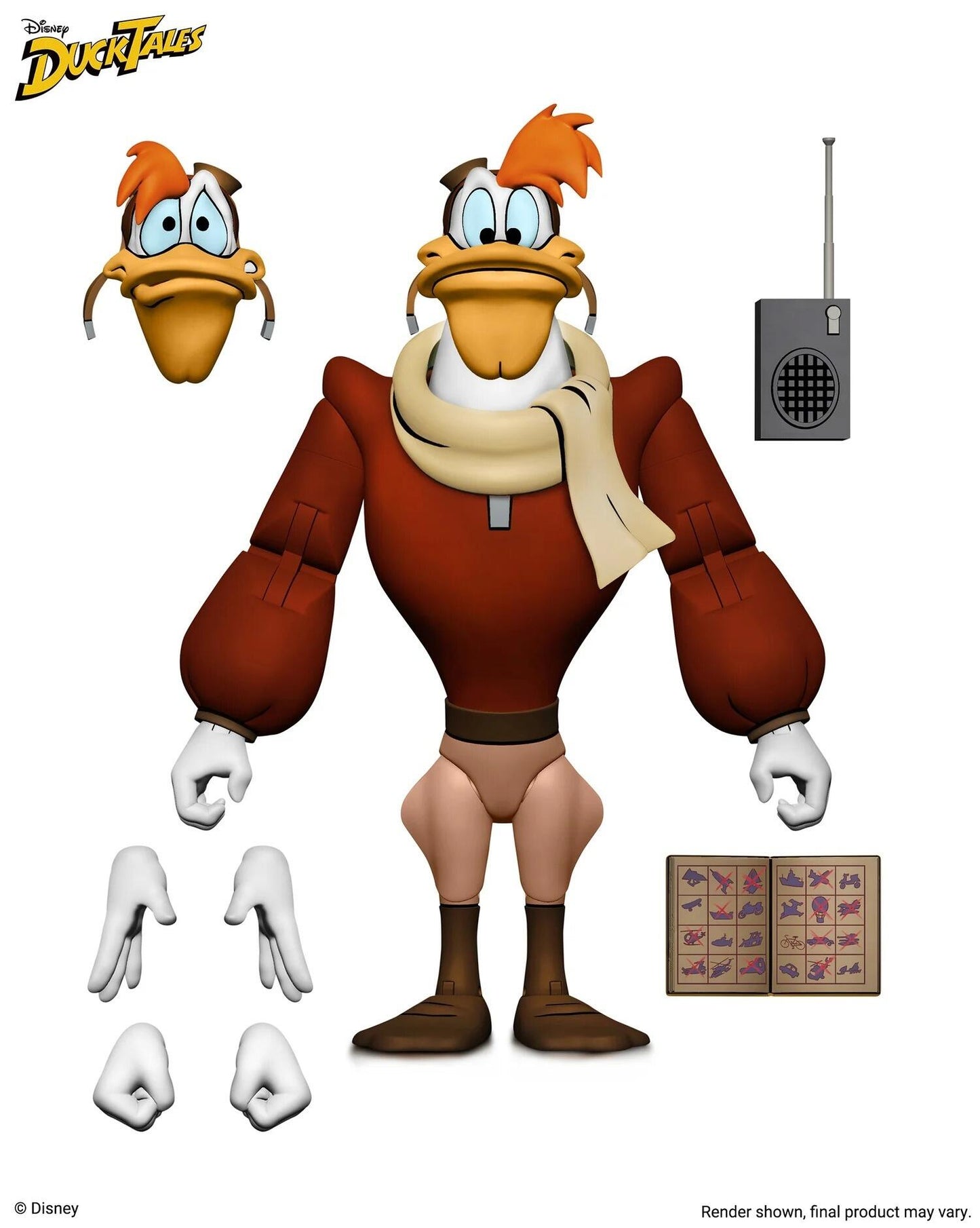 *PRE-ORDER Duck Tales Ultimate 7 Inch Scale Action Figure - Launchpad McQuack