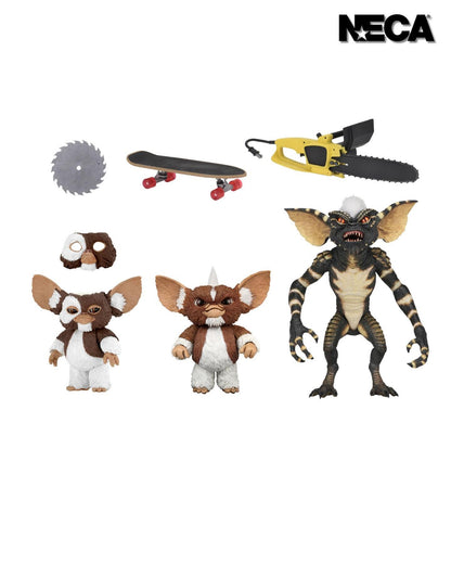 Gremlins 40 Years Of Gremlins 7 Inch Scale Ultimate Action Figure 3 Pack - Evolution of the Gremlin