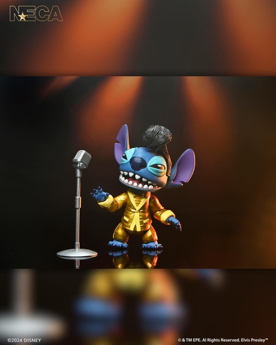 Lilo & Stitch Ultimate 7 Inch Scale Action Figure - Stitch (Elvis Gold Suit)