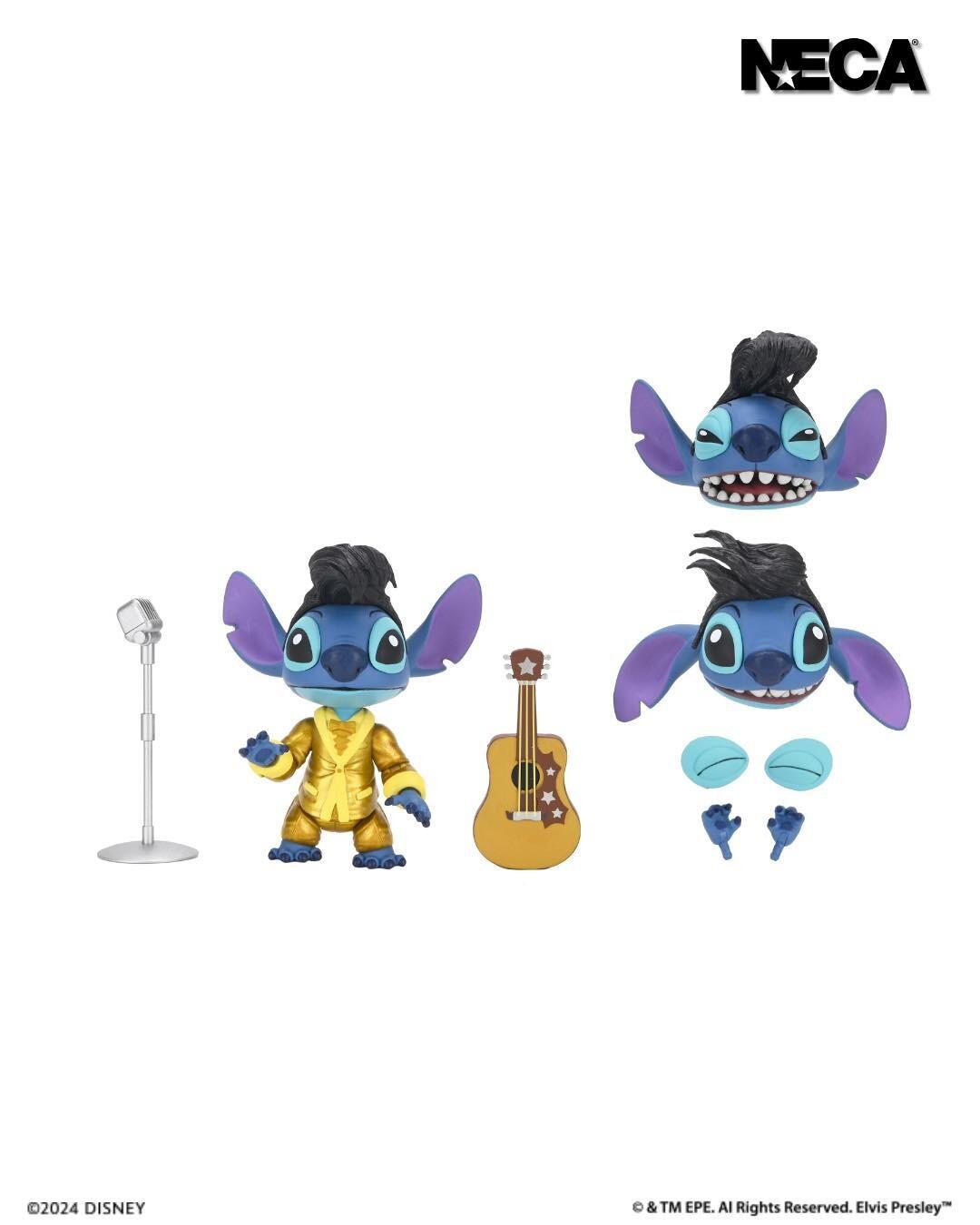 Lilo & Stitch Ultimate 7 Inch Scale Action Figure - Stitch (Elvis Gold Suit)