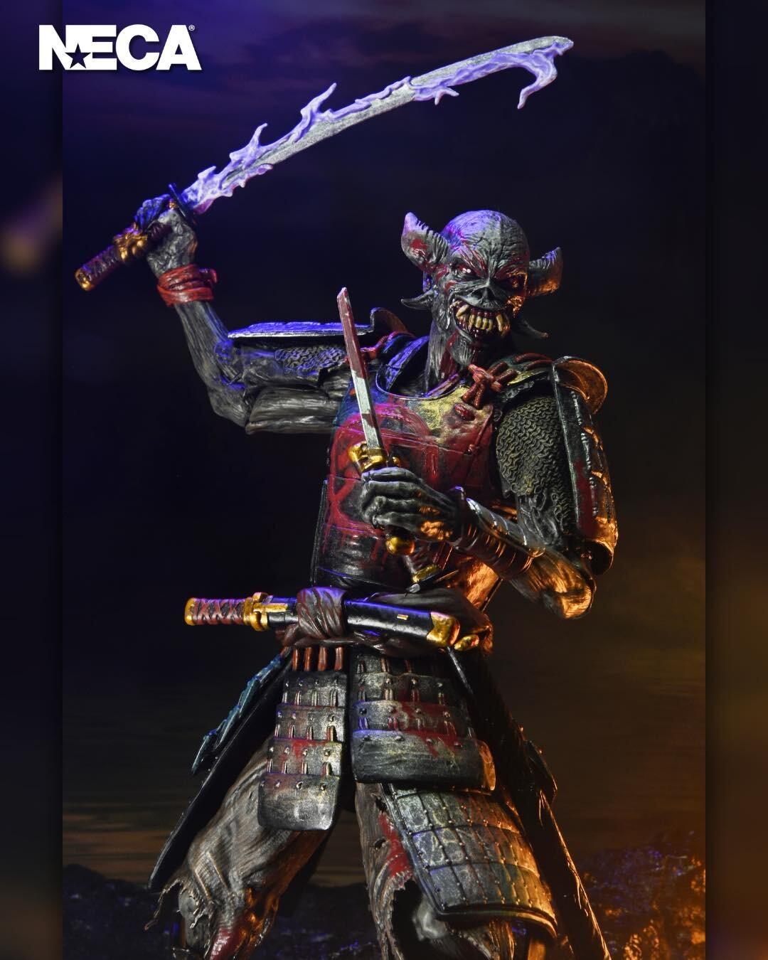 Iron Maiden Future Past World Tour Ultimate 7 Inch Scale Action Figure 2-Pack - Samurai Eddie & Cyborg Eddie