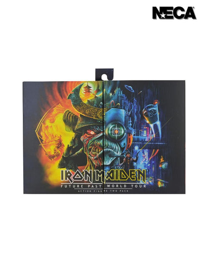 Iron Maiden Future Past World Tour Ultimate 7 Inch Scale Action Figure 2-Pack - Samurai Eddie & Cyborg Eddie