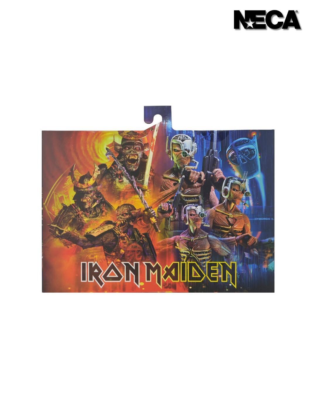 Iron Maiden Future Past World Tour Ultimate 7 Inch Scale Action Figure 2-Pack - Samurai Eddie & Cyborg Eddie