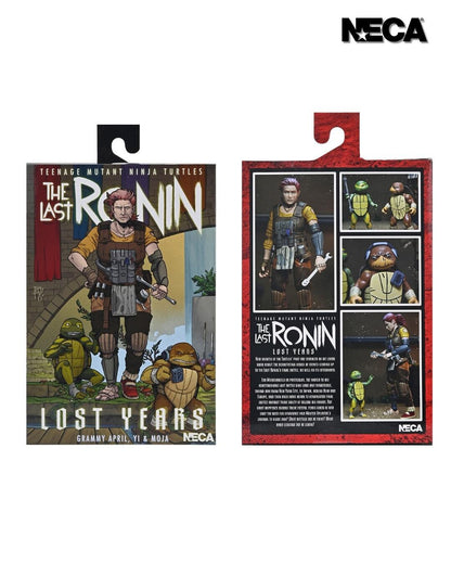Teenage Mutant Ninja Turtles The Last Ronin Comic 7 Inch Ultimate Action Figure - Grammy April With Baby Yi & Moja