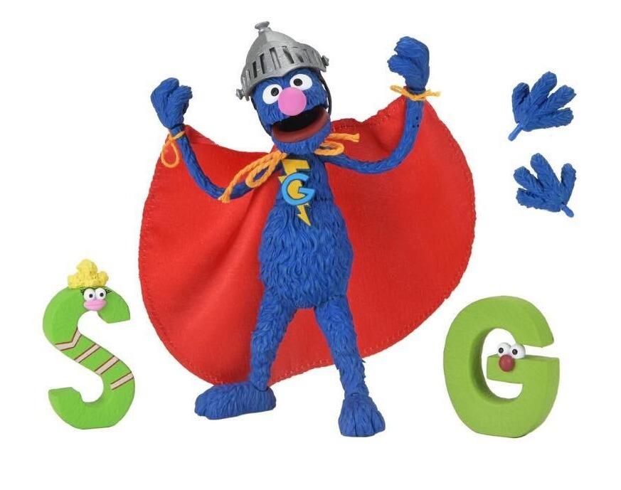 *PRE-ORDER Sesame Street Ultimate 7 Inch Scale Action Figure - Super Grover