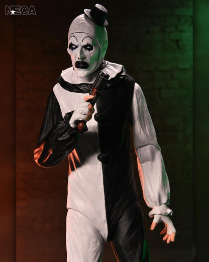 *PRE-ORDER Terrifier Ultimate 7 Inch Scale Action Figure 2 Pack - Art The Clown & Little Pale Girl