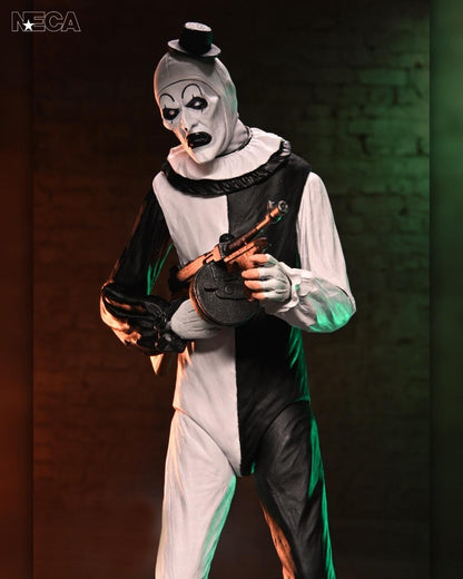 *PRE-ORDER Terrifier Ultimate 7 Inch Scale Action Figure 2 Pack - Art The Clown & Little Pale Girl