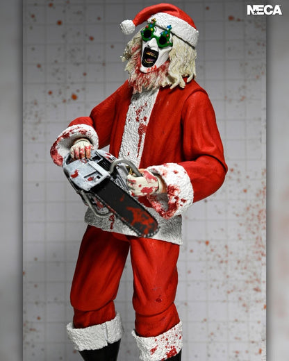 *PRE-ORDER Terrifier 3 Ultimate 7 Inch Scale Action Figure - Art The Clown (Santa Suit)