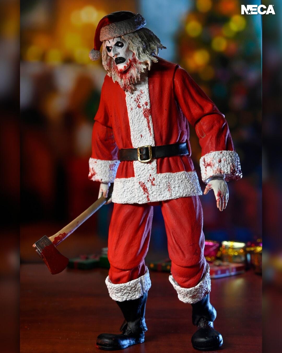 *PRE-ORDER Terrifier 3 Ultimate 7 Inch Scale Action Figure - Art The Clown (Santa Suit)