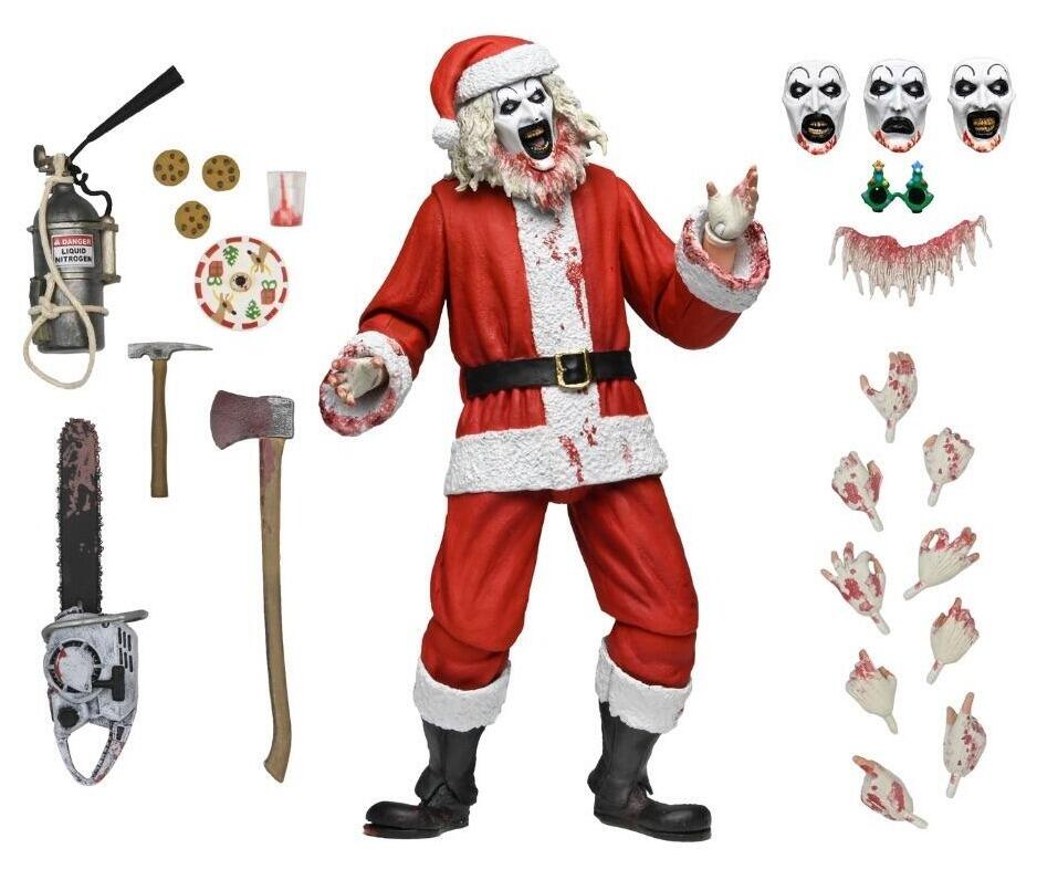 *PRE-ORDER Terrifier 3 Ultimate 7 Inch Scale Action Figure - Art The Clown (Santa Suit)