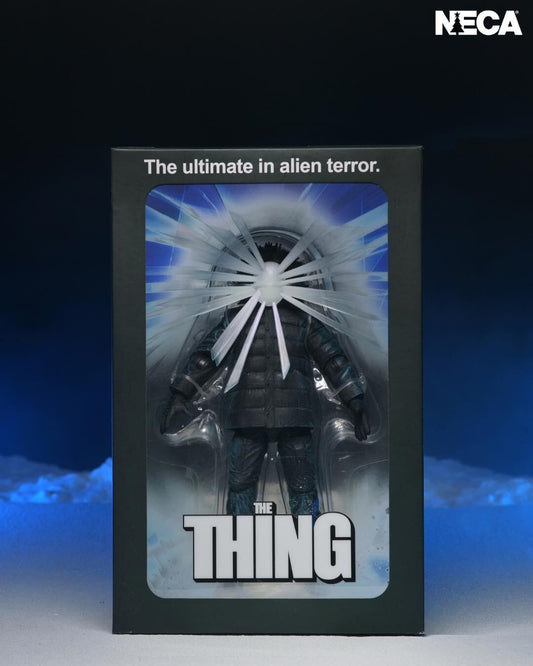 The Thing Ultimate 7 Inch Scale Action Figure With LED Light - The Thing (Movie Poster)