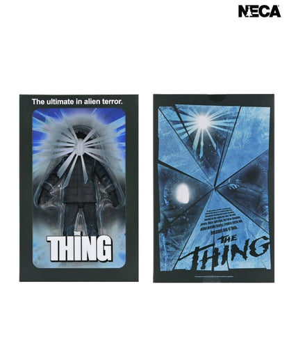 The Thing Ultimate 7 Inch Scale Action Figure With LED Light - The Thing (Movie Poster)