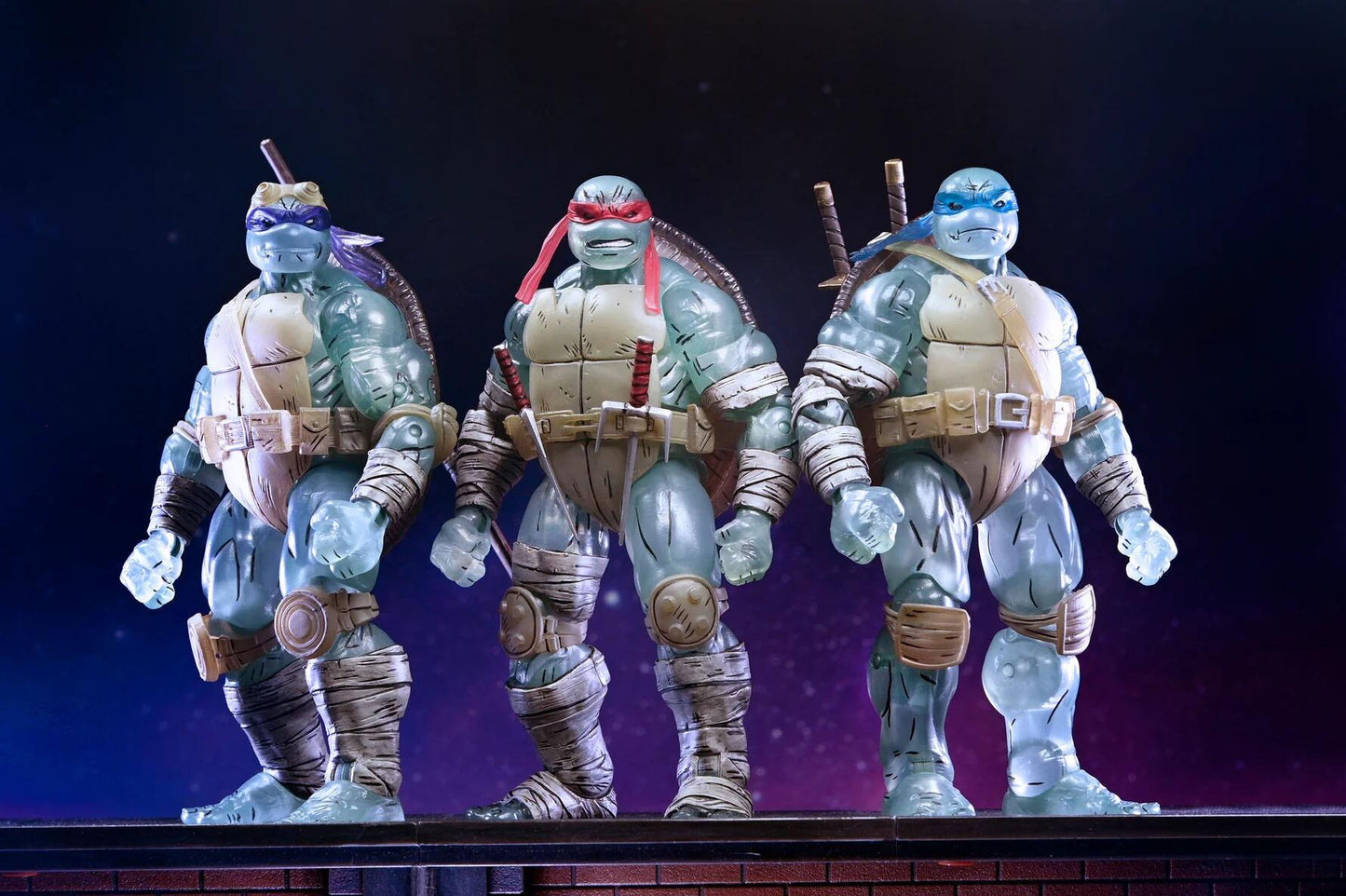 Teenage Mutant Ninja Turtles Comic 7 Inch Ultimate Action Figure 3-Pack - Ghost Brothers