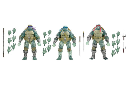 Teenage Mutant Ninja Turtles Comic 7 Inch Ultimate Action Figure 3-Pack - Ghost Brothers