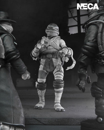 Universal Monsters x Teenage Mutant Ninja Turtles Action Figure 4-Pack - The Turtles (Black And White)