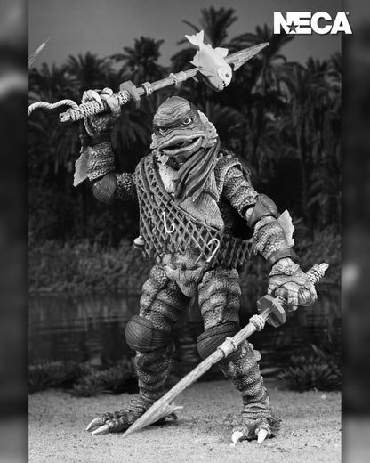 Universal Monsters x Teenage Mutant Ninja Turtles Action Figure 4-Pack - The Turtles (Black And White)