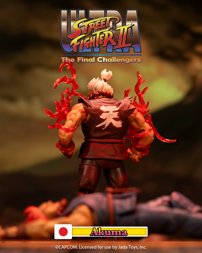 *PRE-ORDER Ultra Street Fighter II SDCC 2026 Exclusive 6 Inch Action Figure - Akuma (Player 2)